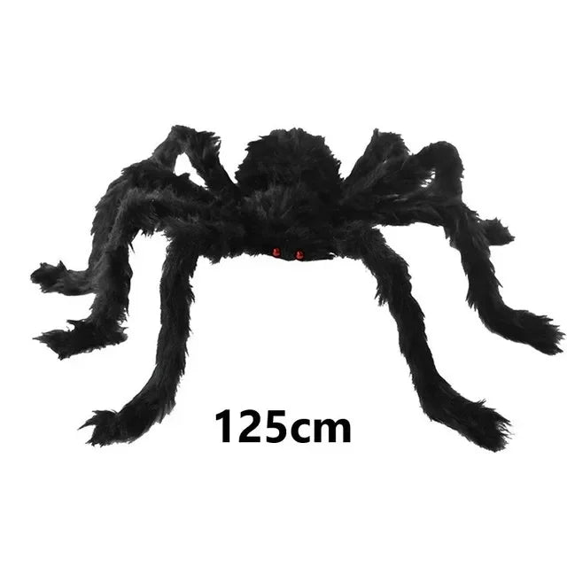 Halloween Big Plush Spider Halloween Decoration Party Props Outdoor Big Spider Decoration Chamber Trick A Prank Big Spider