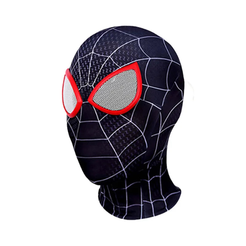 Spiderman Mask Superhero Miles Morales Spider Man Cosplay Masks for Adults Boys Girls Christmas Halloween Costume Props