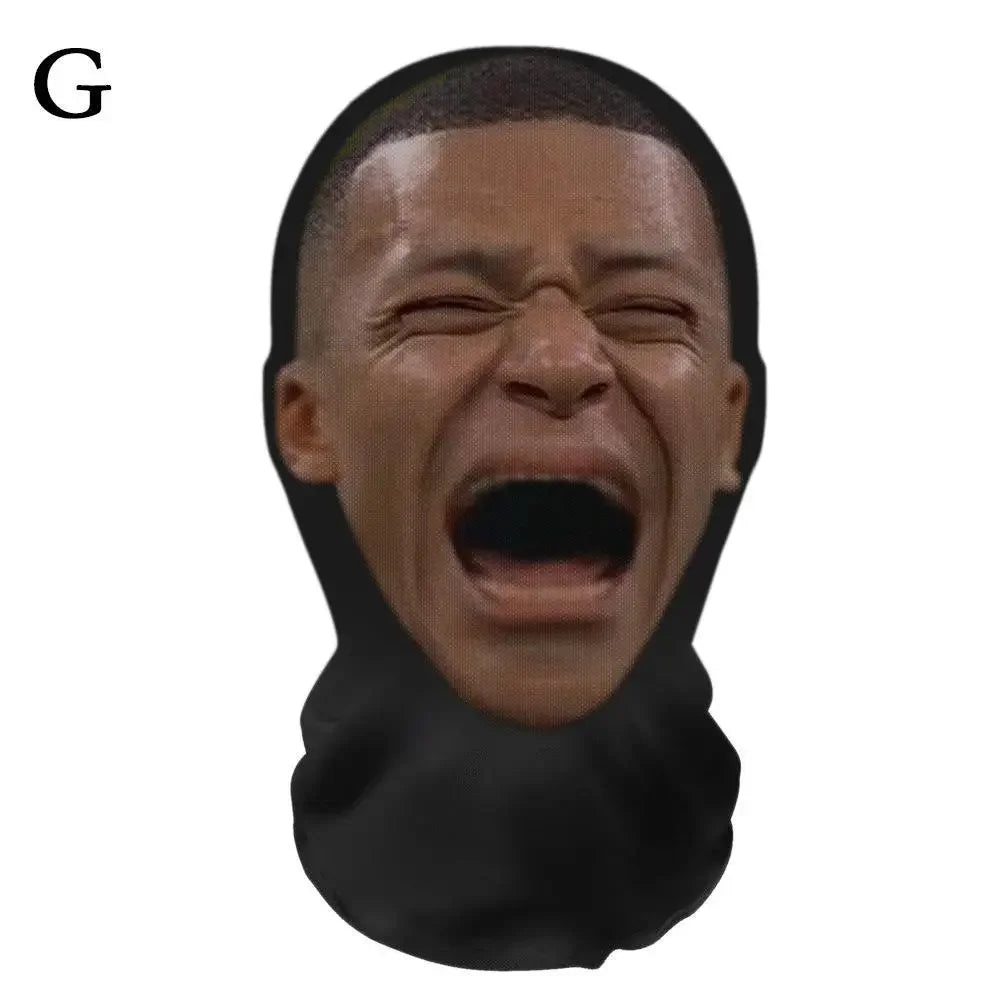 Realistic 3D Face Masks for Men Women Cosplay Mask Full Face Hip Hop Balaclava Hood Hat Headgear for Halloween Celebrity