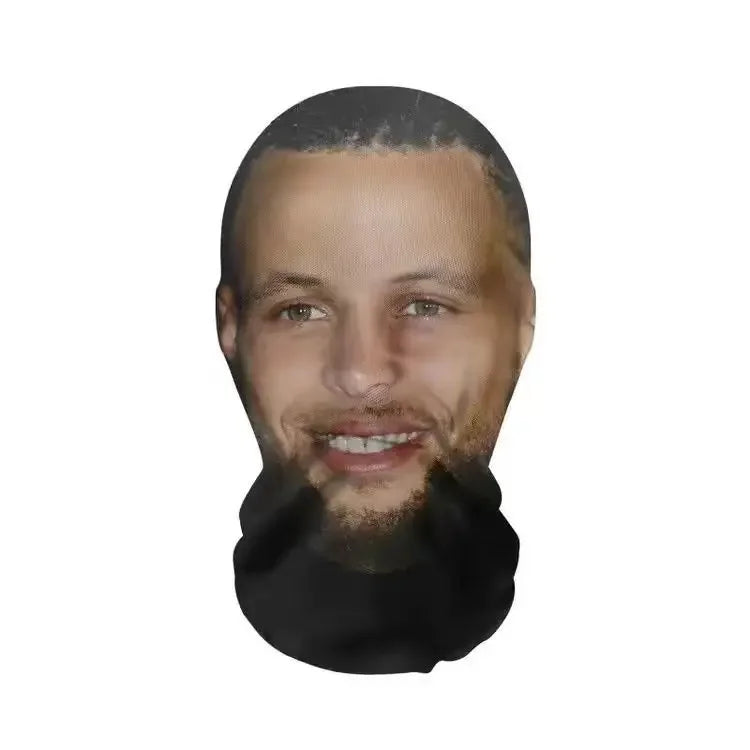 Realistic 3D Face Masks for Men Women Cosplay Mask Full Face Hip Hop Balaclava Hood Hat Headgear for Halloween Celebrity