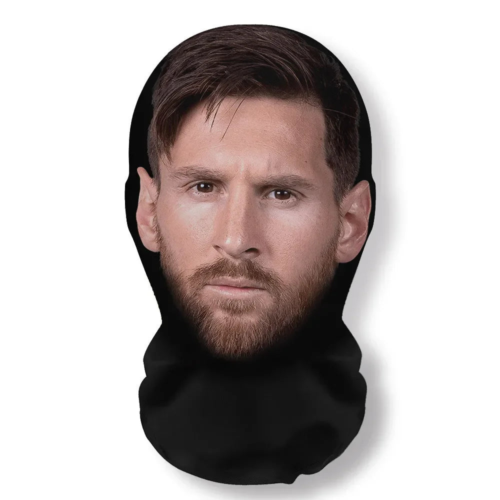 Realistic 3D Face Masks for Men Women Cosplay Mask Full Face Hip Hop Balaclava Hood Hat Headgear for Halloween Celebrity
