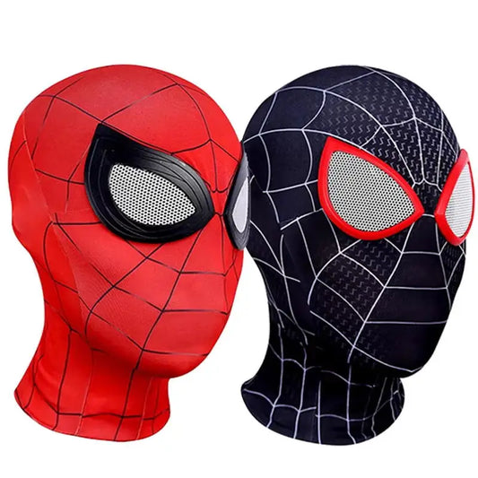 Spiderman Mask Superhero Miles Morales Spider Man Cosplay Masks for Adults Boys Girls Christmas Halloween Costume Props