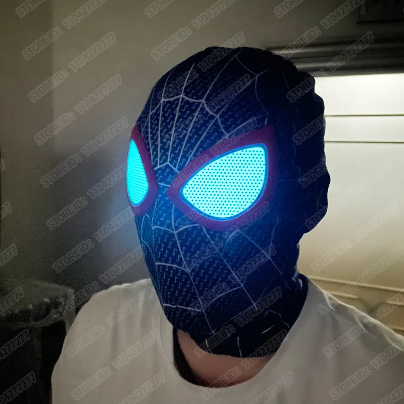 Spiderman Mask Superhero Miles Morales Spider Man Cosplay Masks for Adults Boys Girls Christmas Halloween Costume Props