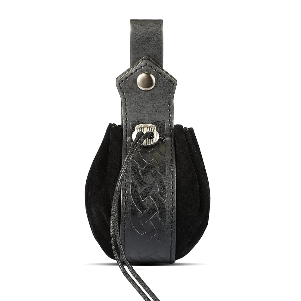 4PCS/1PCS MedievalCosplayLeather Belt Copper Coin Waist Bag Renaissance Dress Steam Belt Role Playing Halloween Belt Set Cosplay