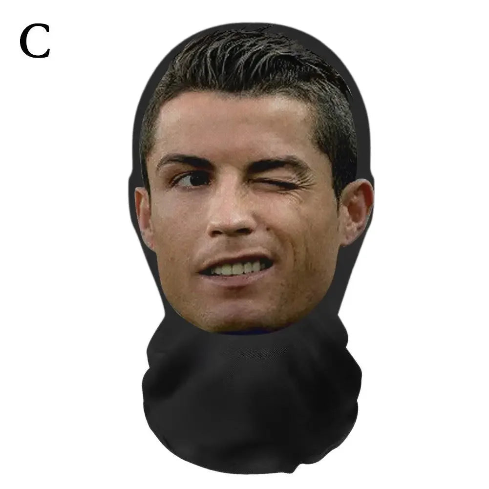 Realistic 3D Face Masks for Men Women Cosplay Mask Full Face Hip Hop Balaclava Hood Hat Headgear for Halloween Celebrity