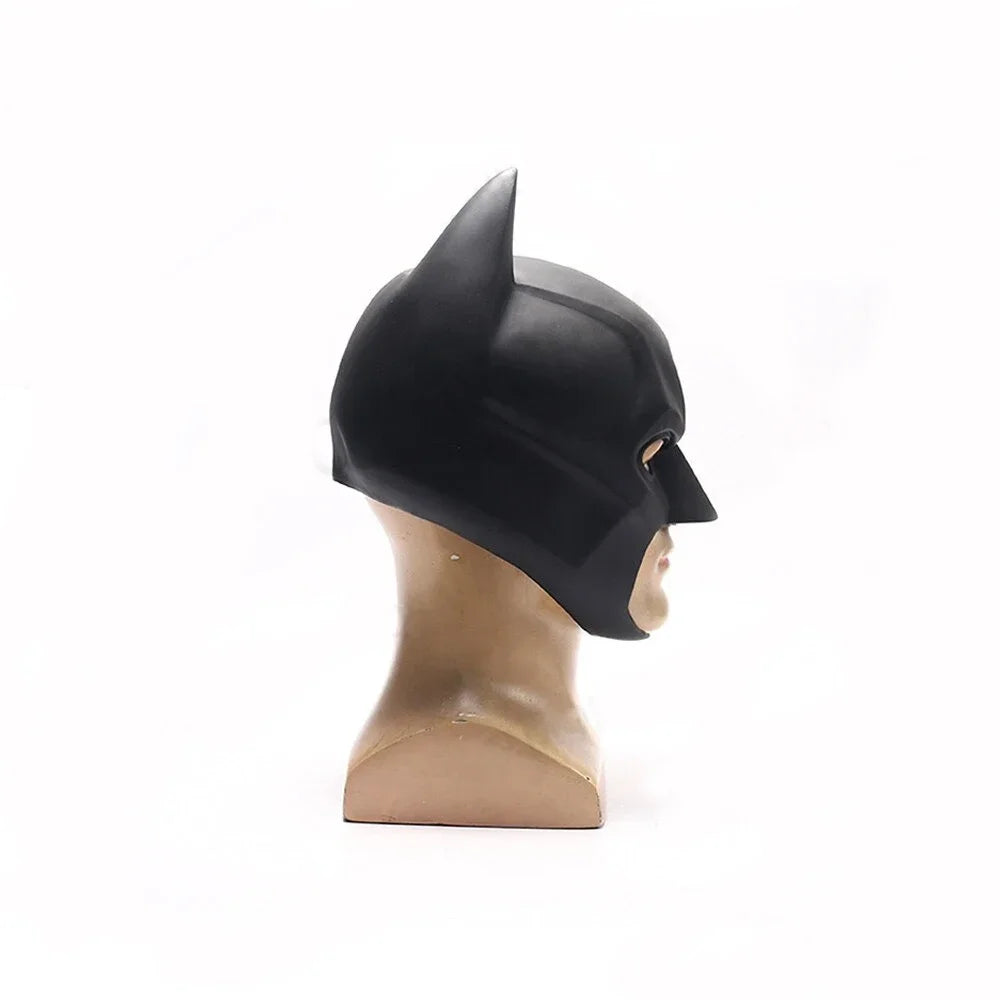 Bat Mask Headgear Latex Material Cosplay Headgear Halloween Night Dance Party Adult Masquerade Mask Latex  Mask for Men Anime