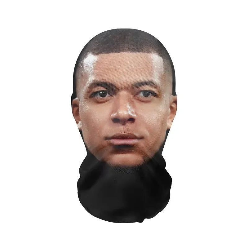 Realistic 3D Face Masks for Men Women Cosplay Mask Full Face Hip Hop Balaclava Hood Hat Headgear for Halloween Celebrity