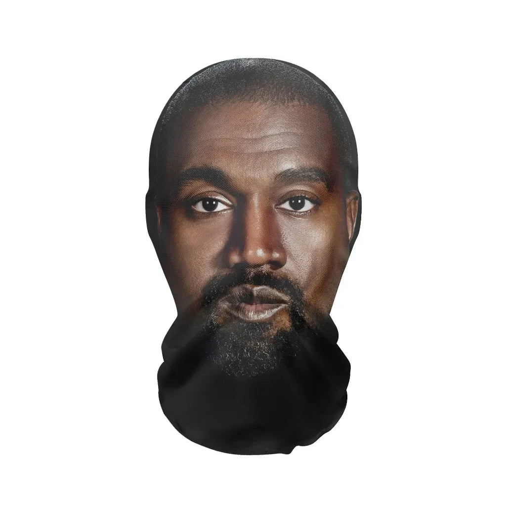 Realistic 3D Face Masks for Men Women Cosplay Mask Full Face Hip Hop Balaclava Hood Hat Headgear for Halloween Celebrity