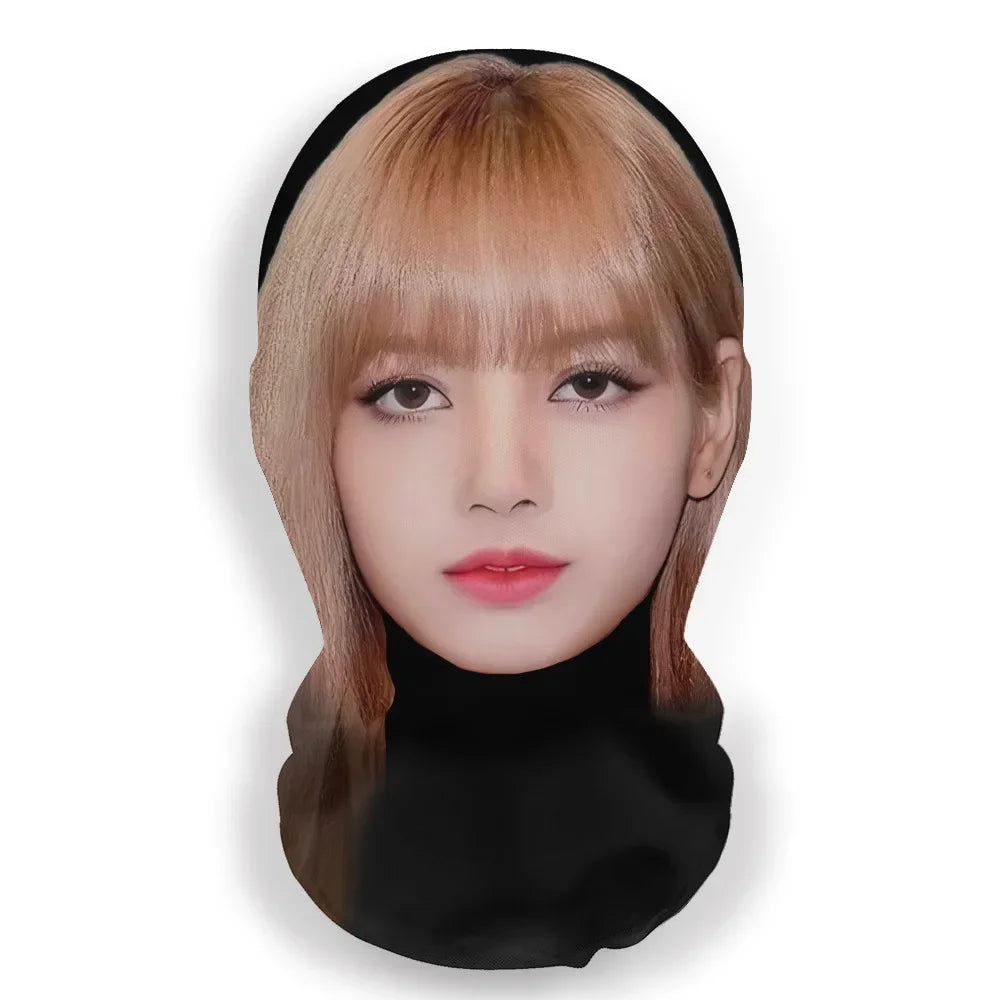 Realistic 3D Face Masks for Men Women Cosplay Mask Full Face Hip Hop Balaclava Hood Hat Headgear for Halloween Celebrity